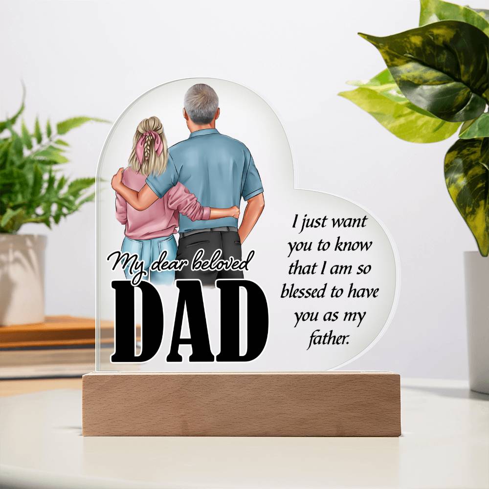 Acrylic Heart Plaque