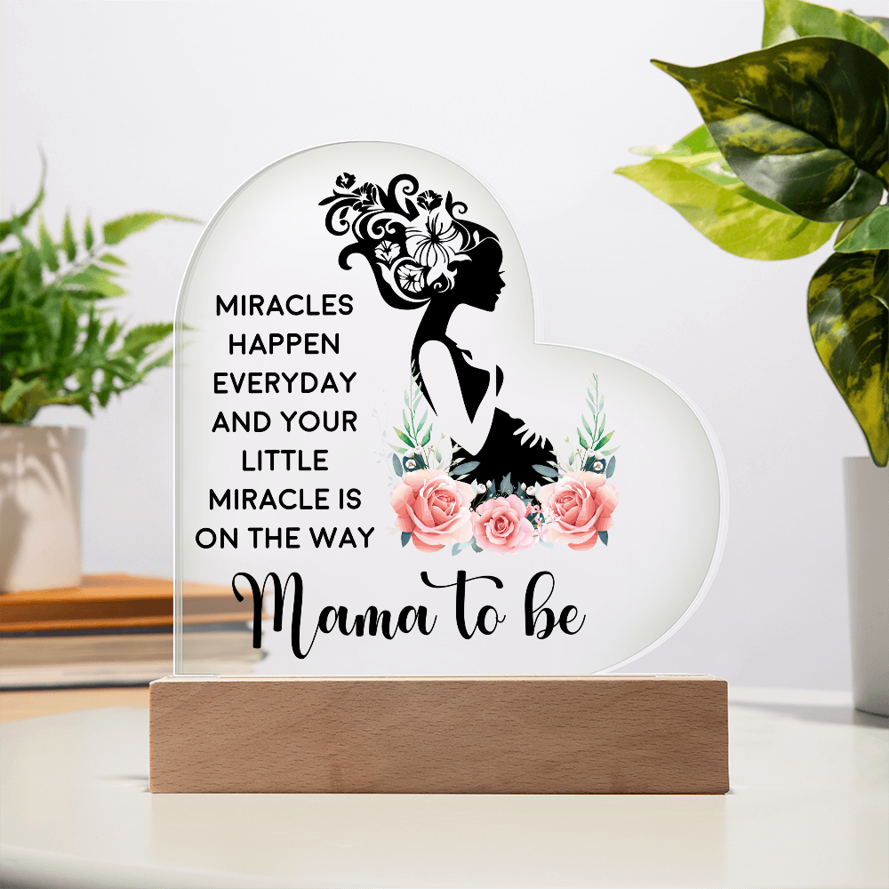 Acrylic Heart Plaque