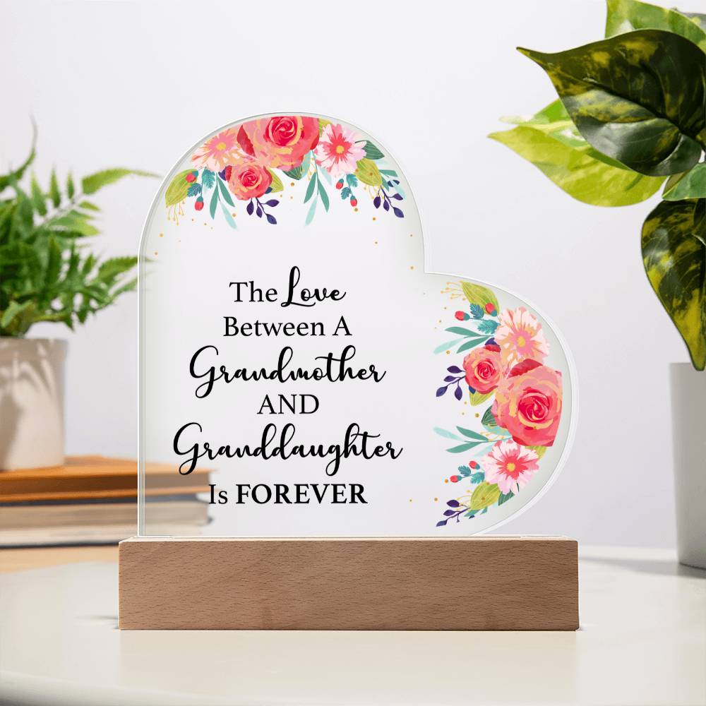 Acrylic Heart Plaque