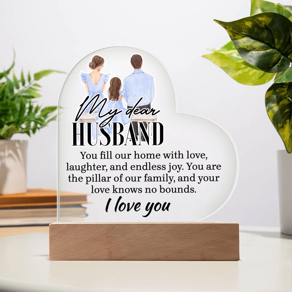 Acrylic Heart Plaque