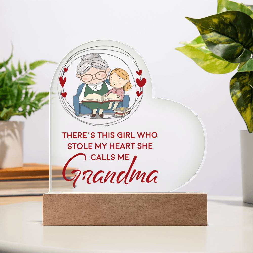 Acrylic Heart Plaque