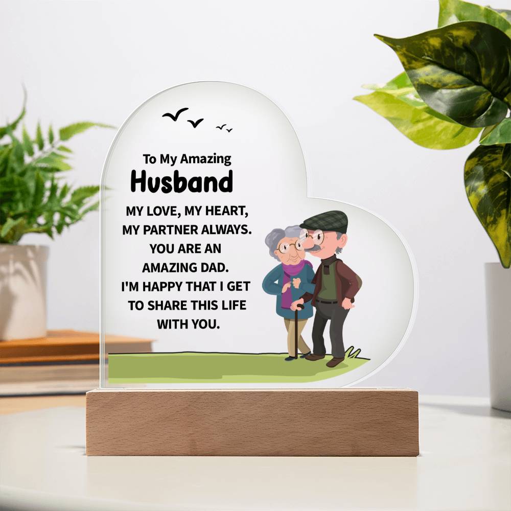 Acrylic Heart Plaque