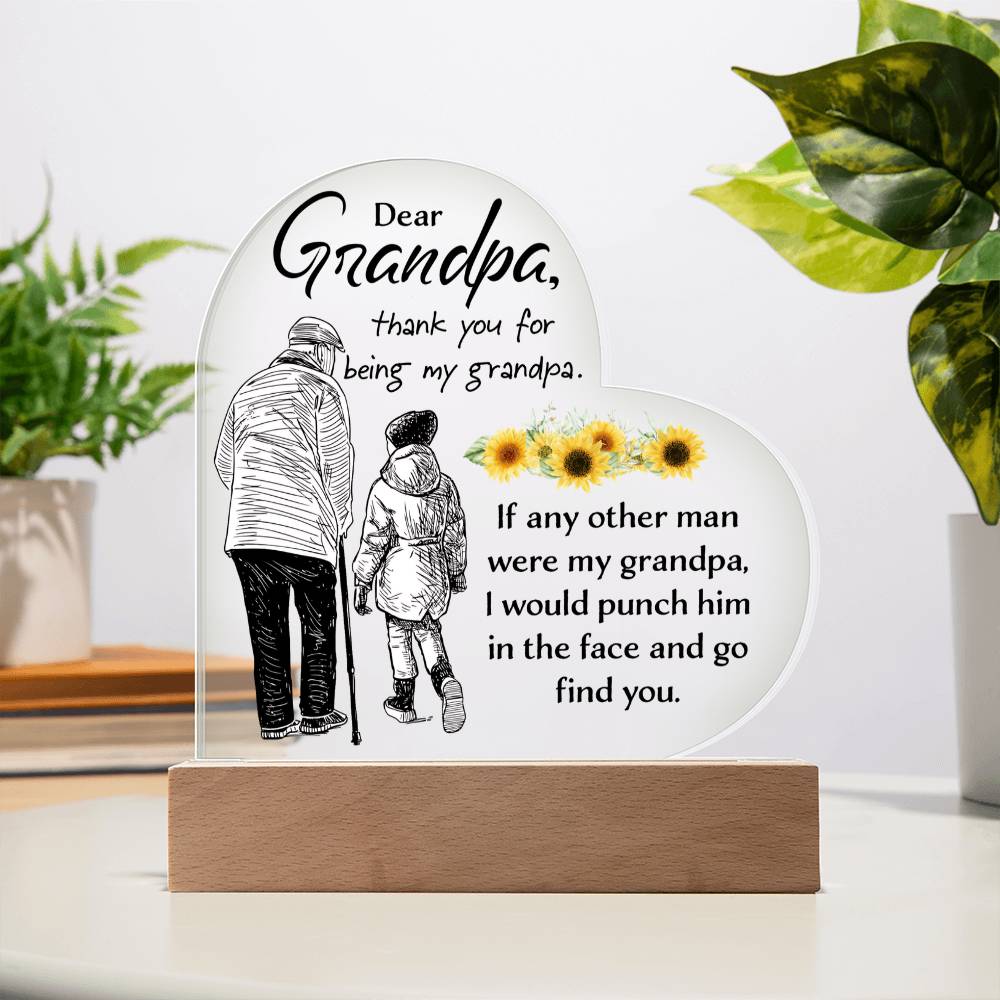 Acrylic Heart Plaque