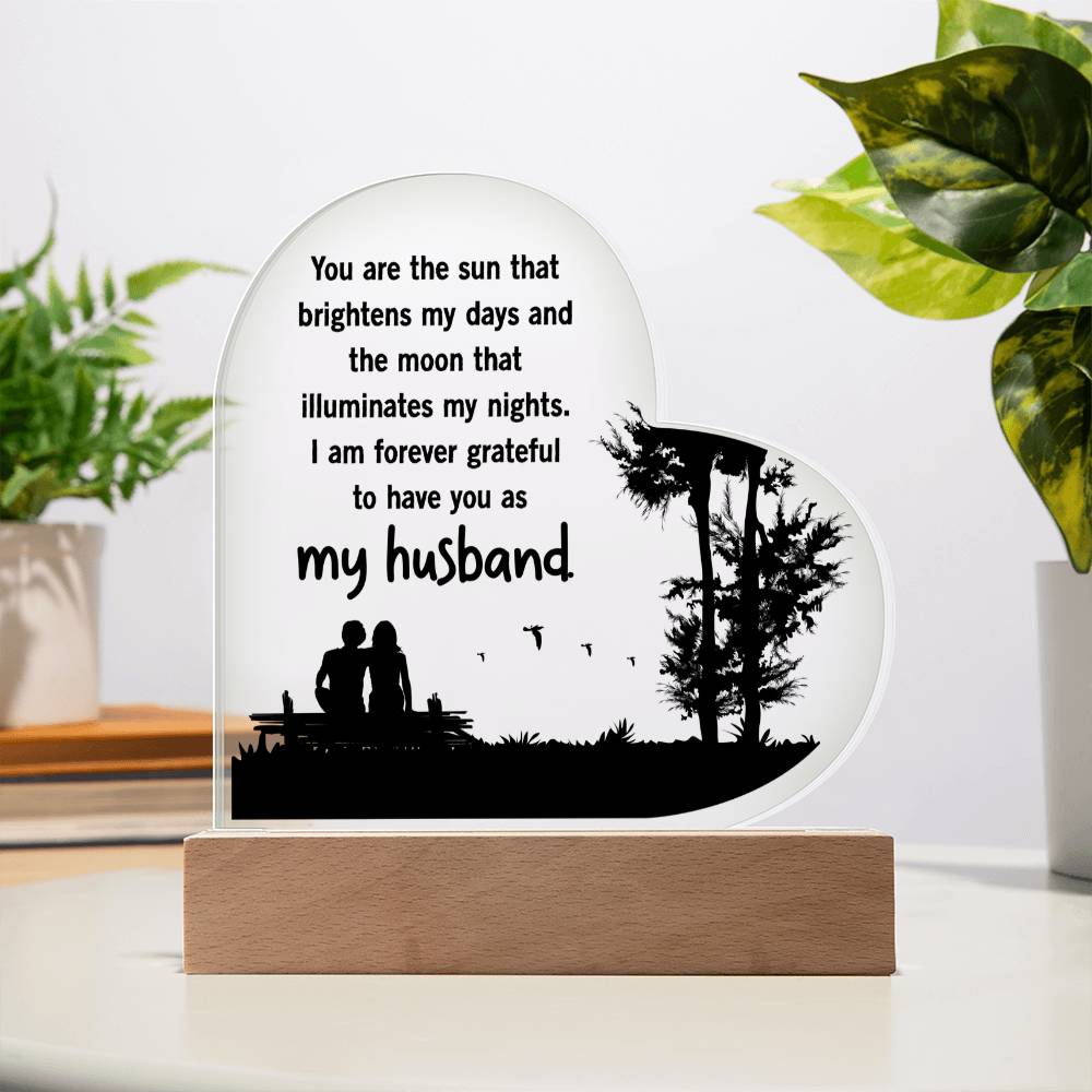 Acrylic Heart Plaque