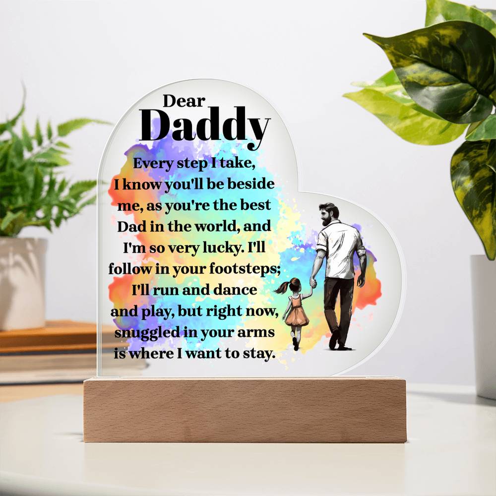 Acrylic Heart Plaque