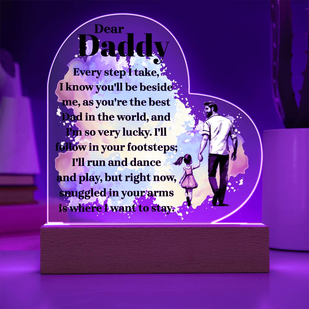 Acrylic Heart Plaque