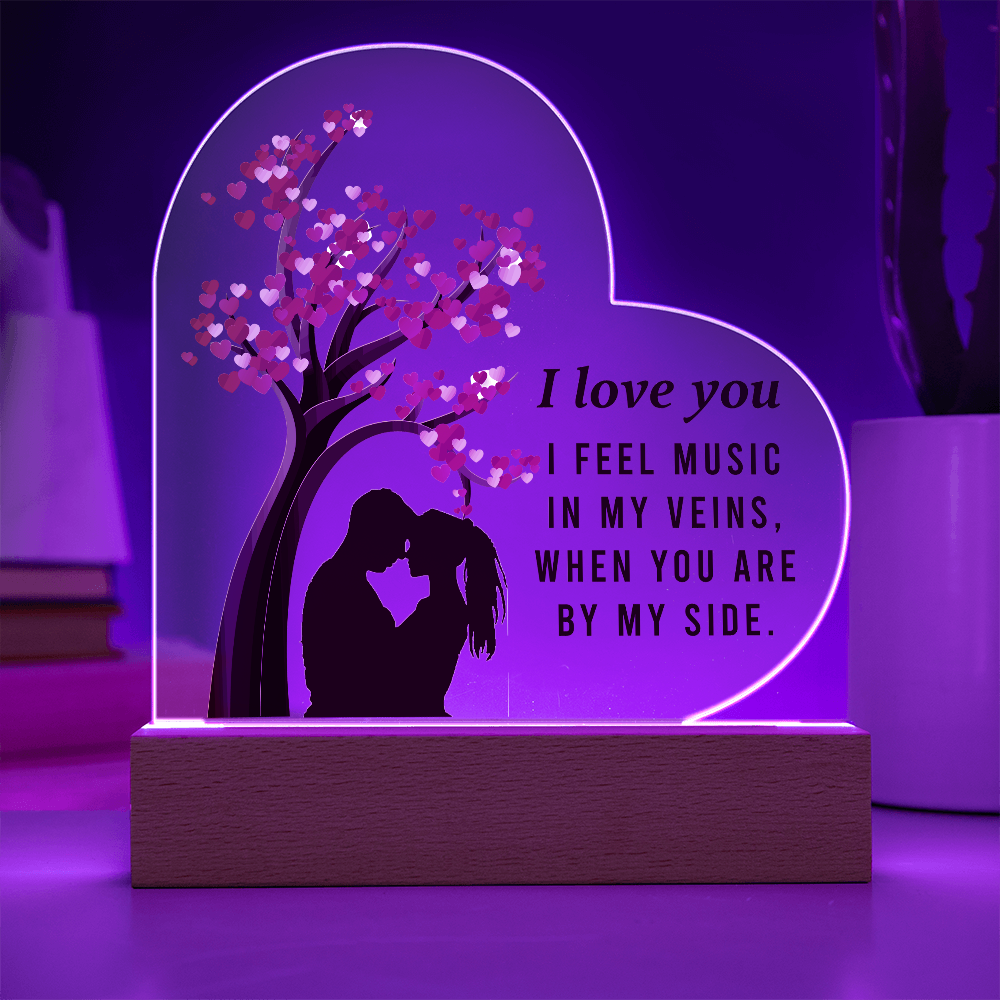 Acrylic Heart Plaque