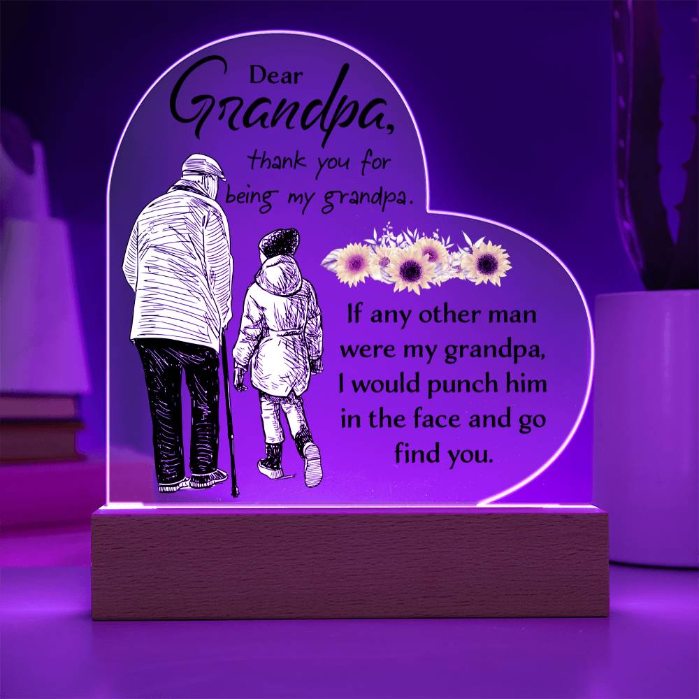 Acrylic Heart Plaque