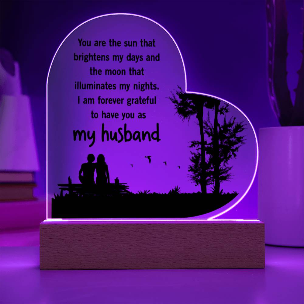 Acrylic Heart Plaque