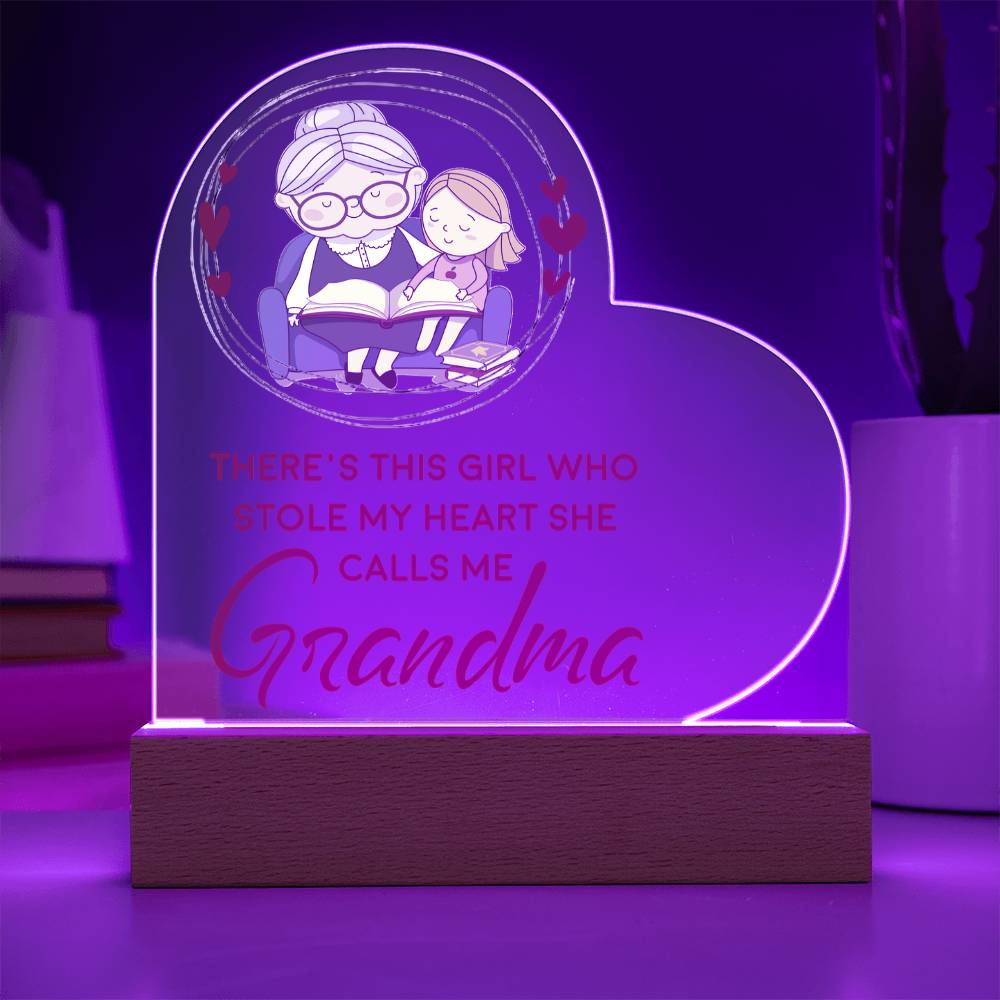 Acrylic Heart Plaque