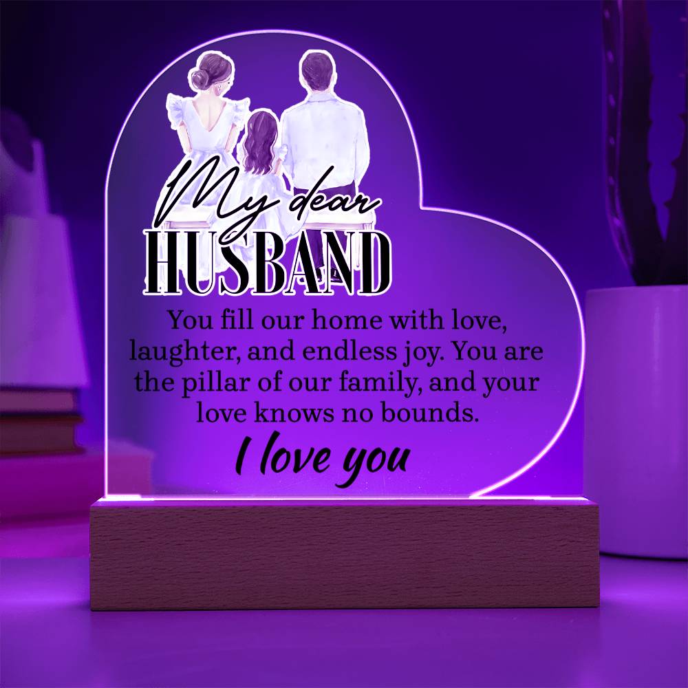 Acrylic Heart Plaque