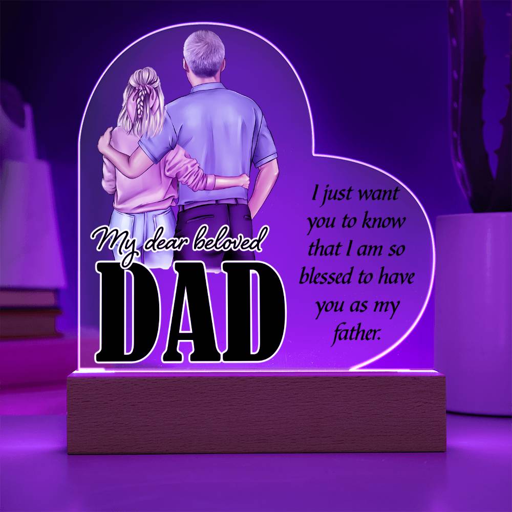 Acrylic Heart Plaque
