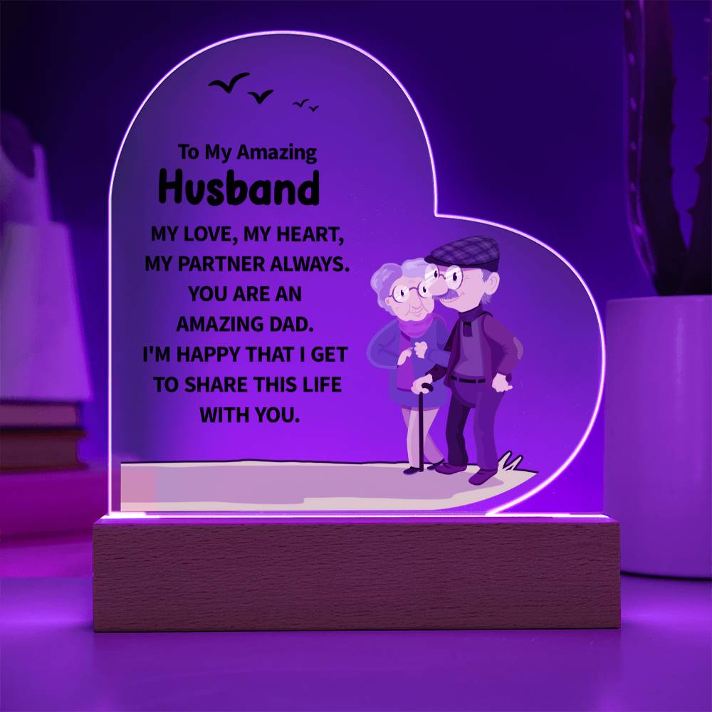 Acrylic Heart Plaque
