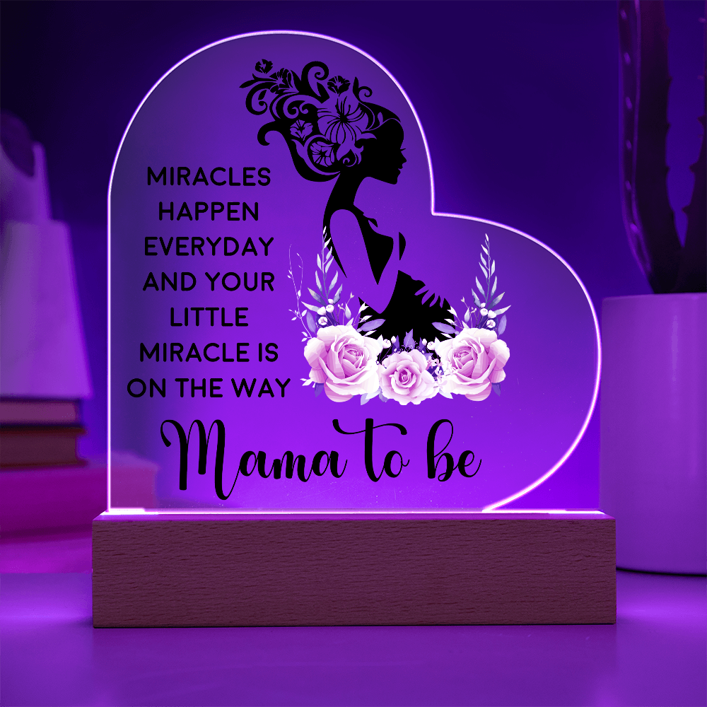 Acrylic Heart Plaque