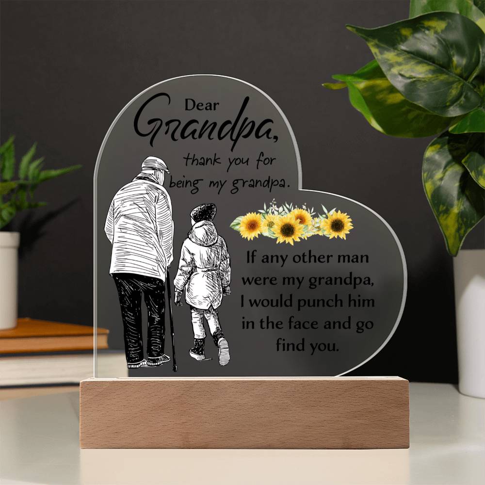Acrylic Heart Plaque