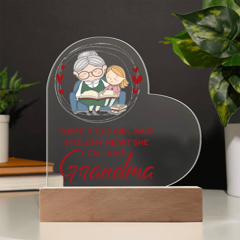Acrylic Heart Plaque