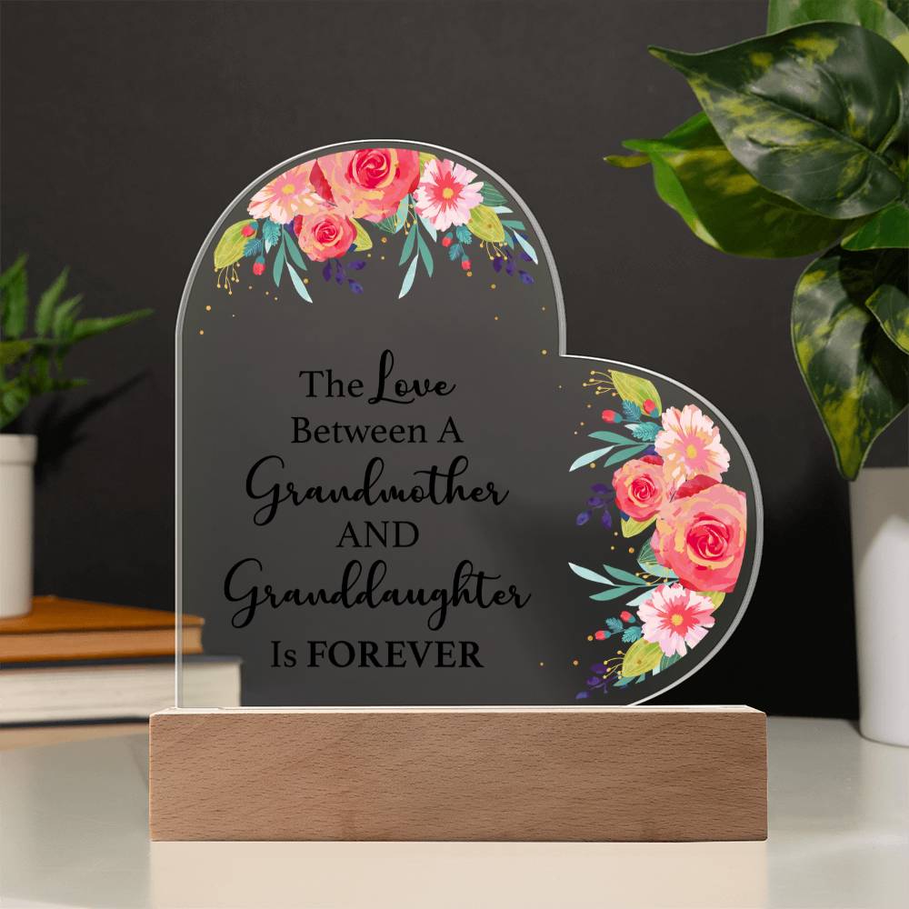 Acrylic Heart Plaque