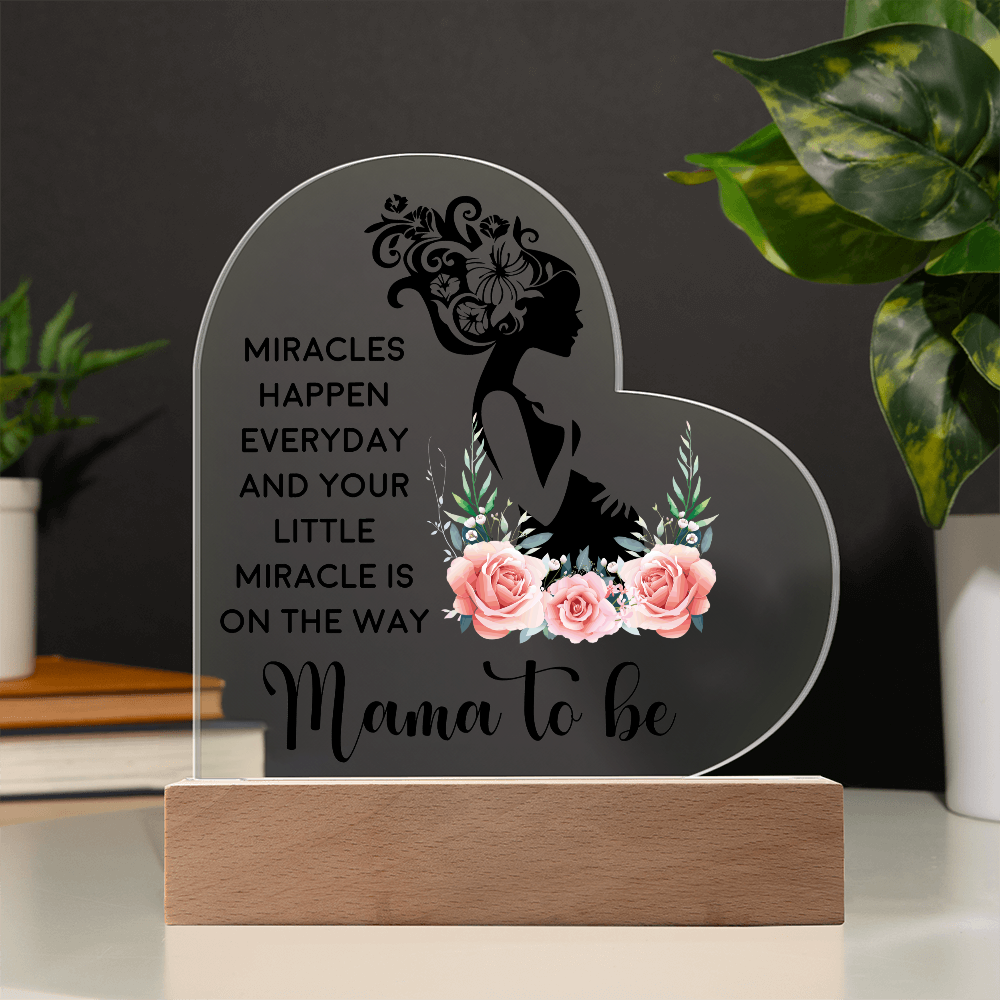 Acrylic Heart Plaque