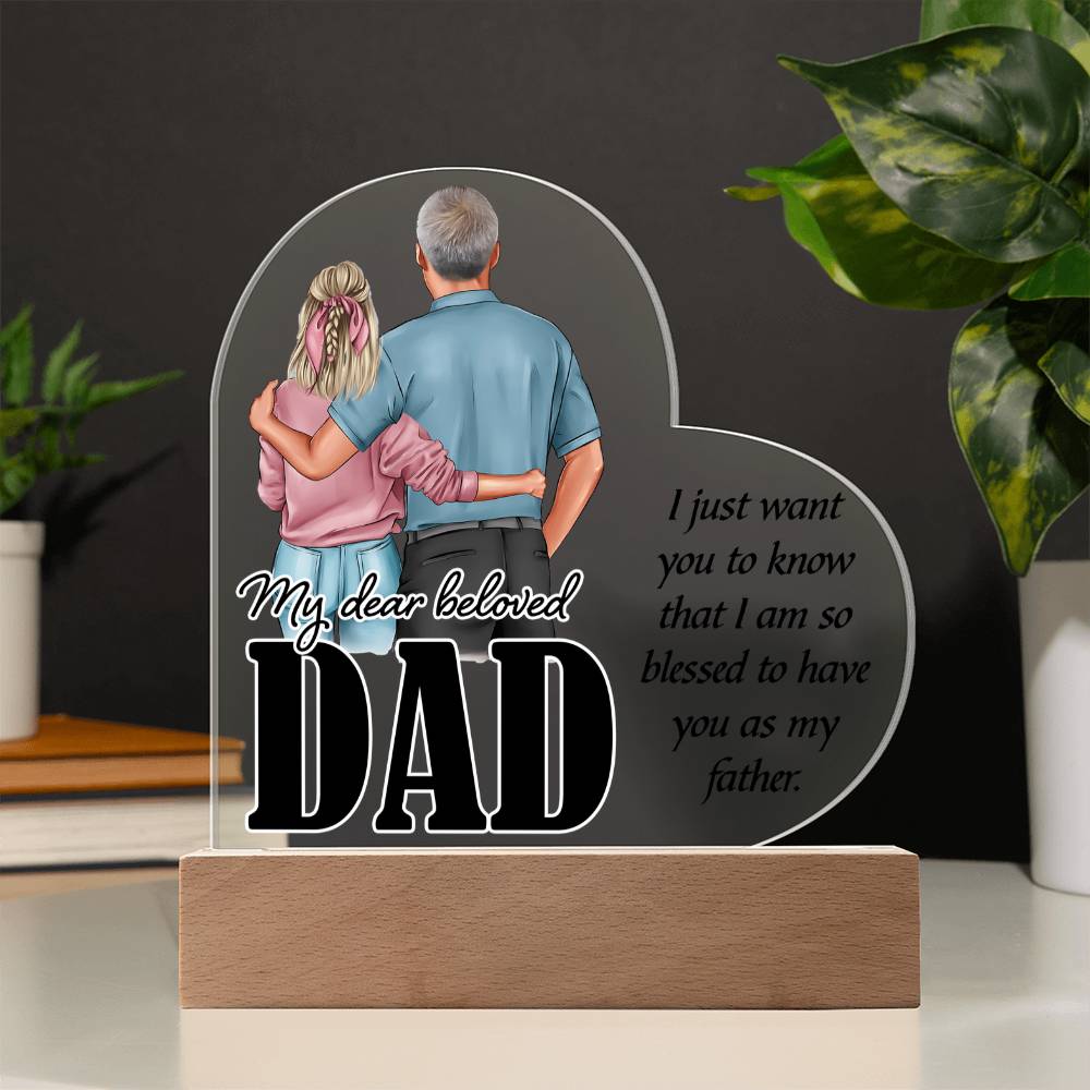 Acrylic Heart Plaque
