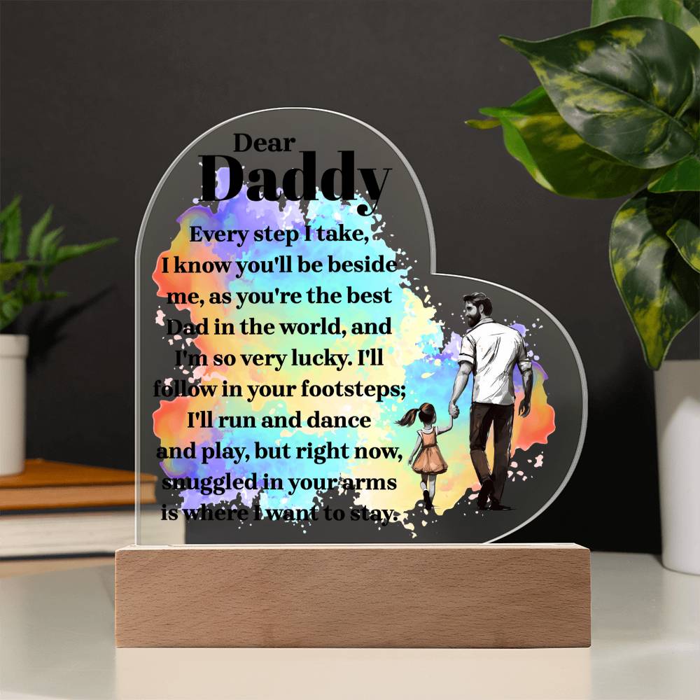Acrylic Heart Plaque