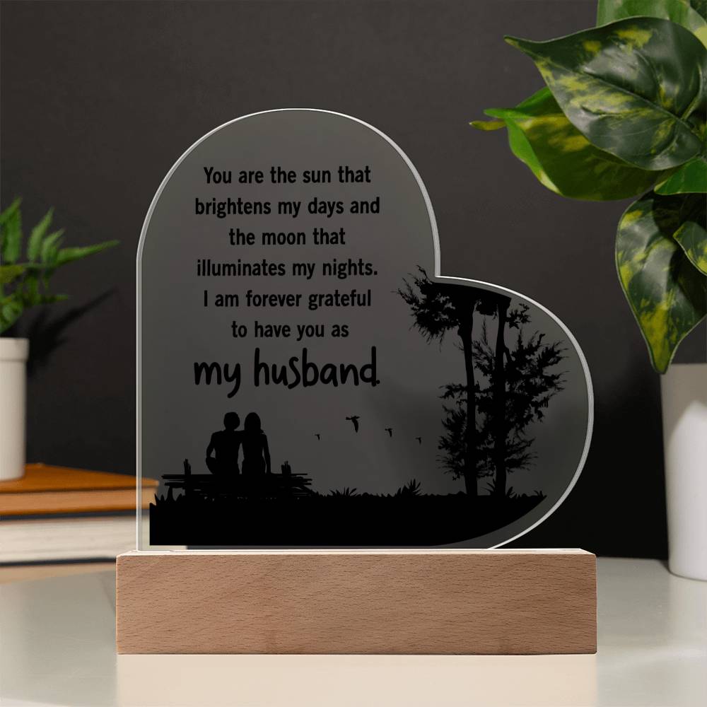 Acrylic Heart Plaque