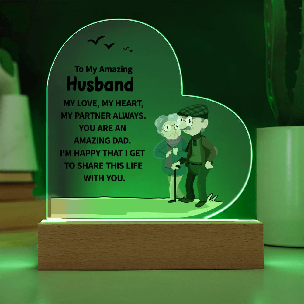 Acrylic Heart Plaque