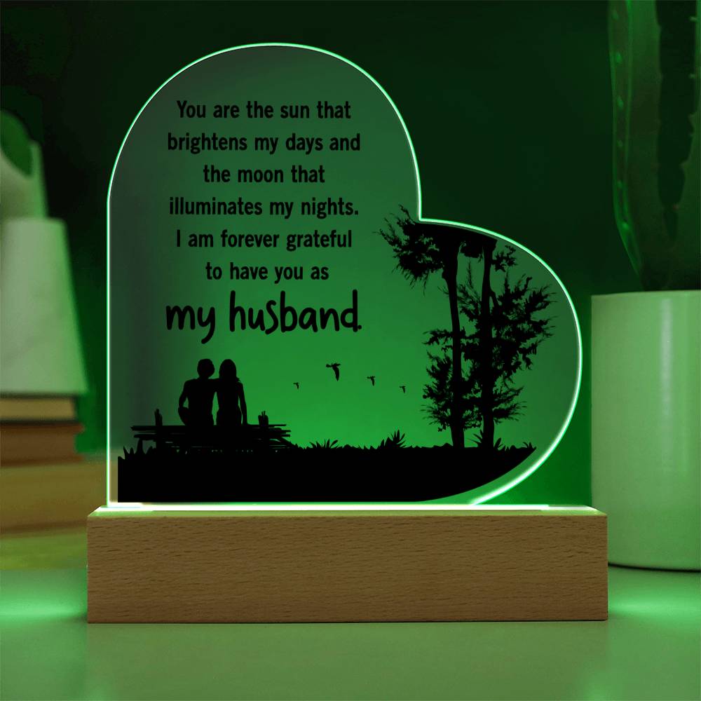 Acrylic Heart Plaque