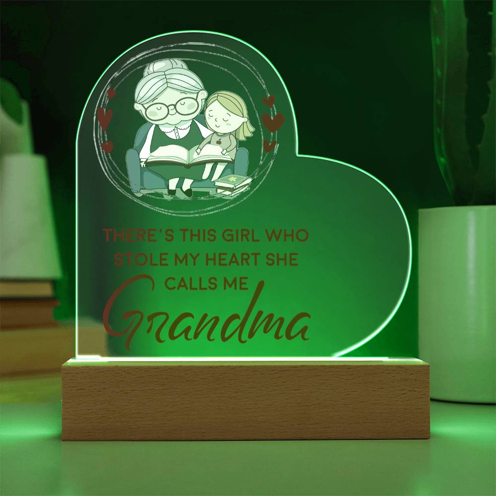 Acrylic Heart Plaque