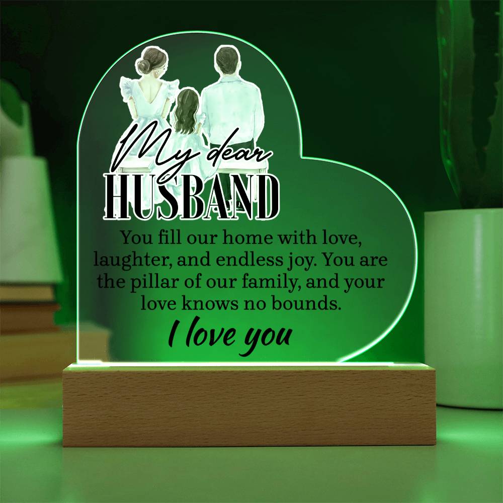 Acrylic Heart Plaque