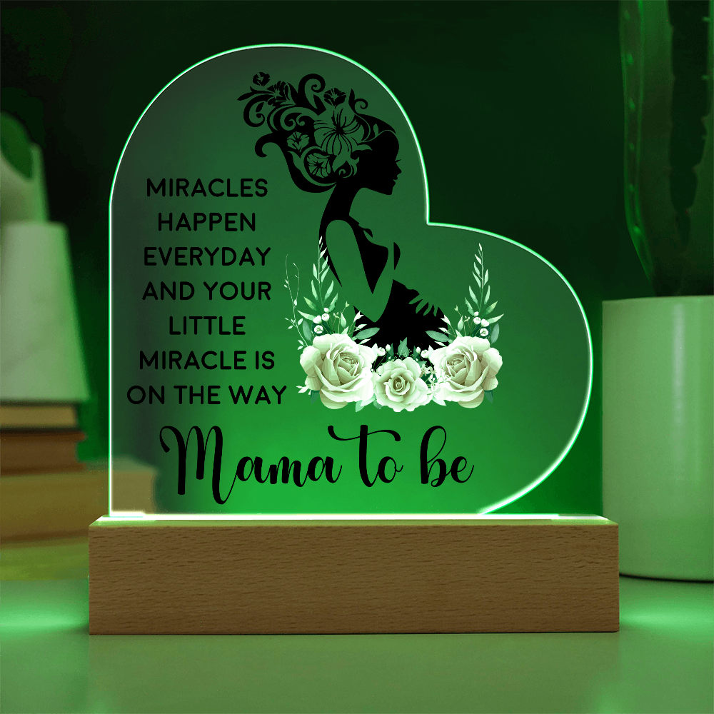 Acrylic Heart Plaque