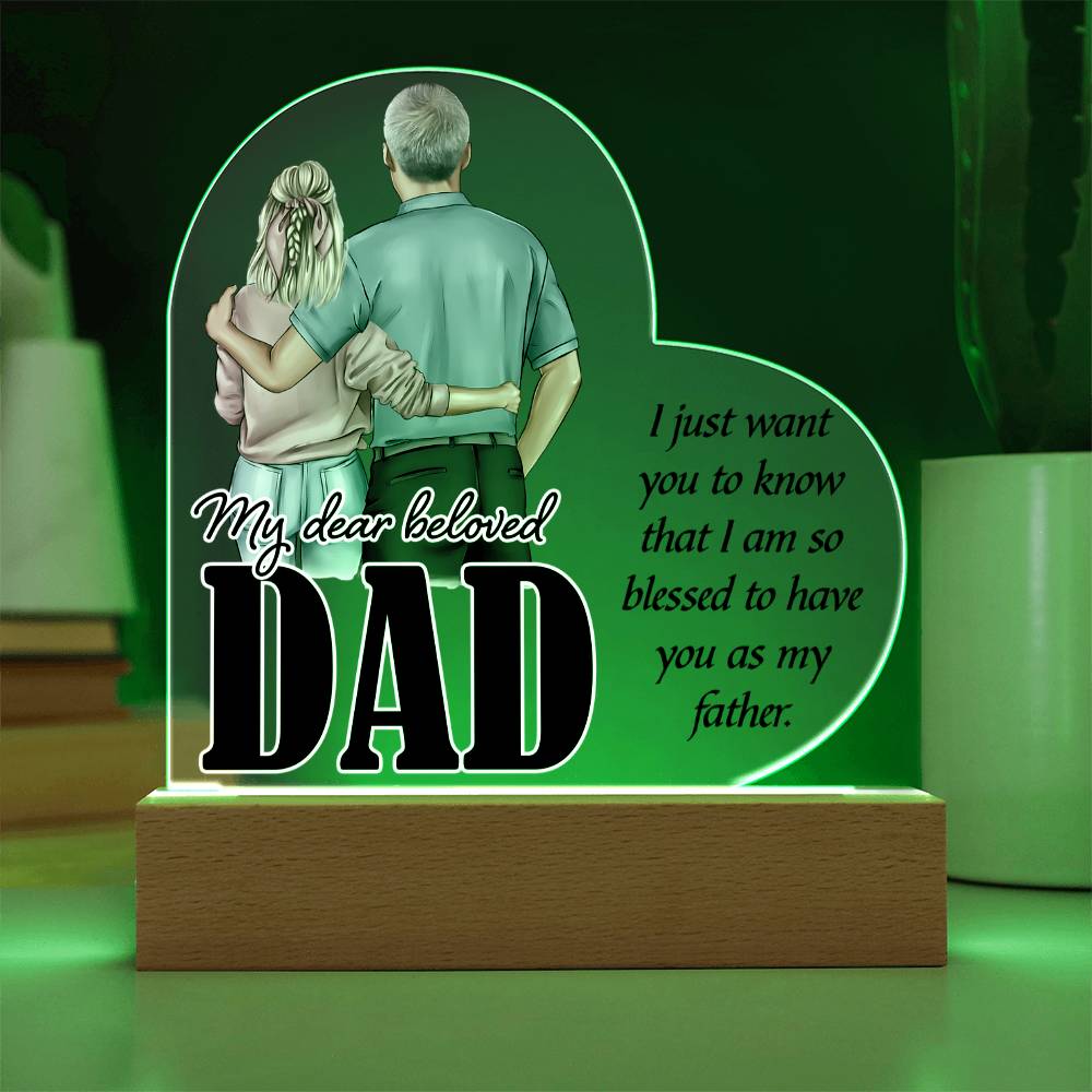Acrylic Heart Plaque