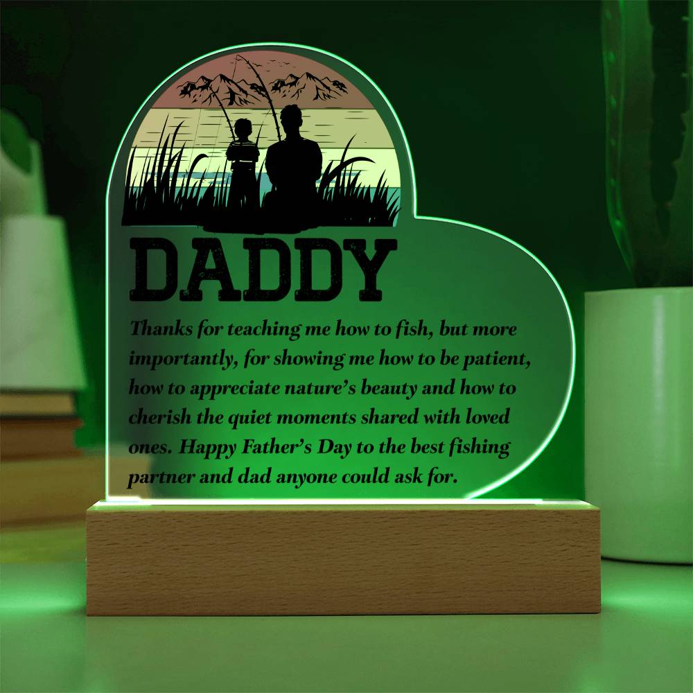 Acrylic Heart Plaque