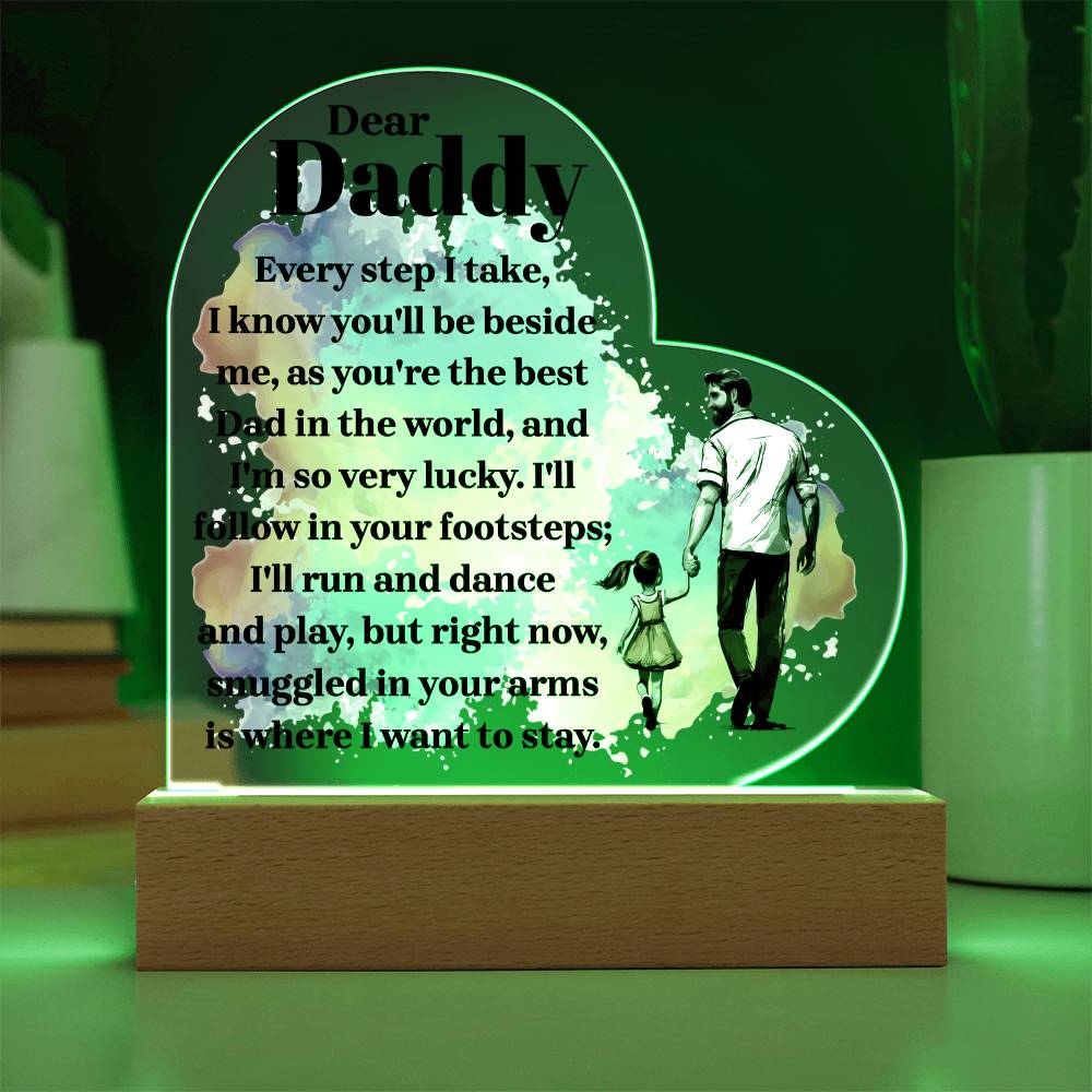 Acrylic Heart Plaque