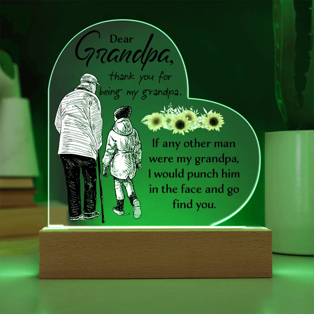Acrylic Heart Plaque