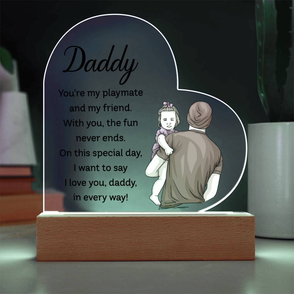 Acrylic Heart Plaque