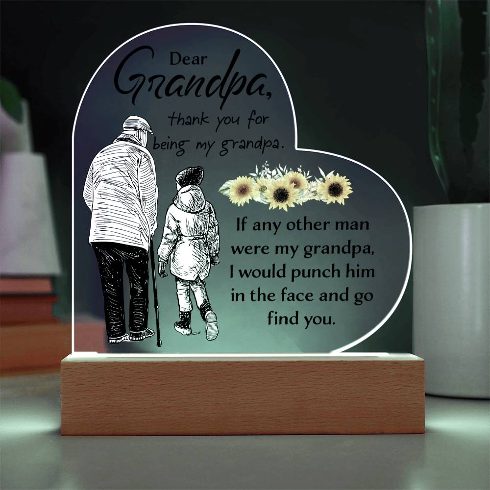 Acrylic Heart Plaque