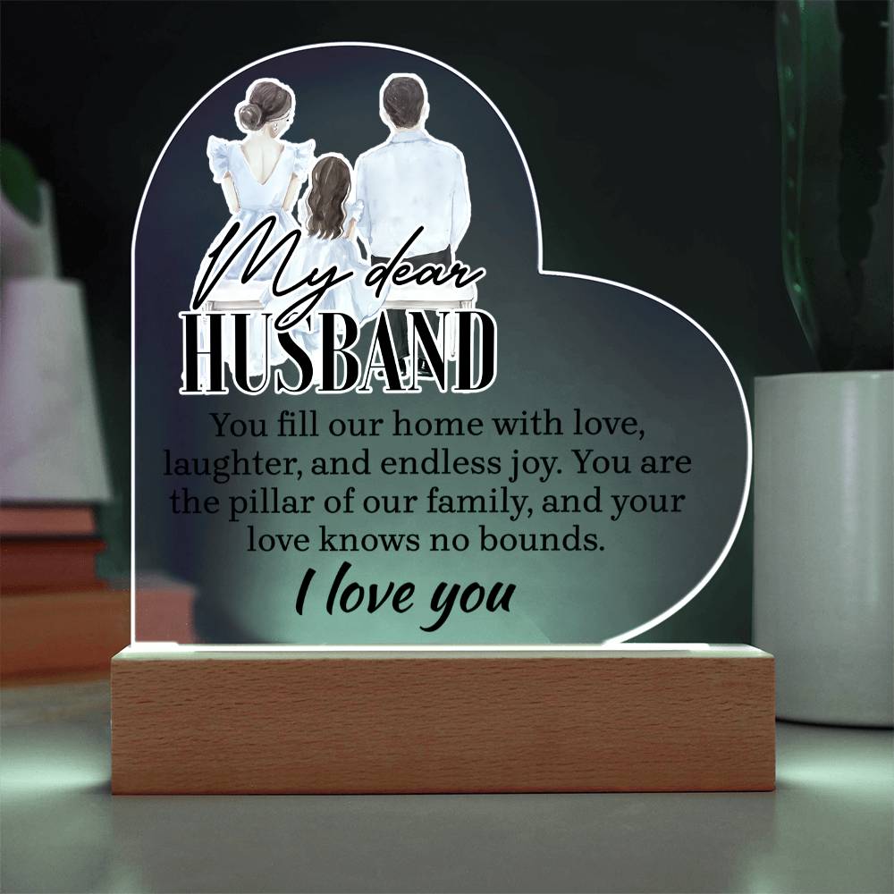 Acrylic Heart Plaque