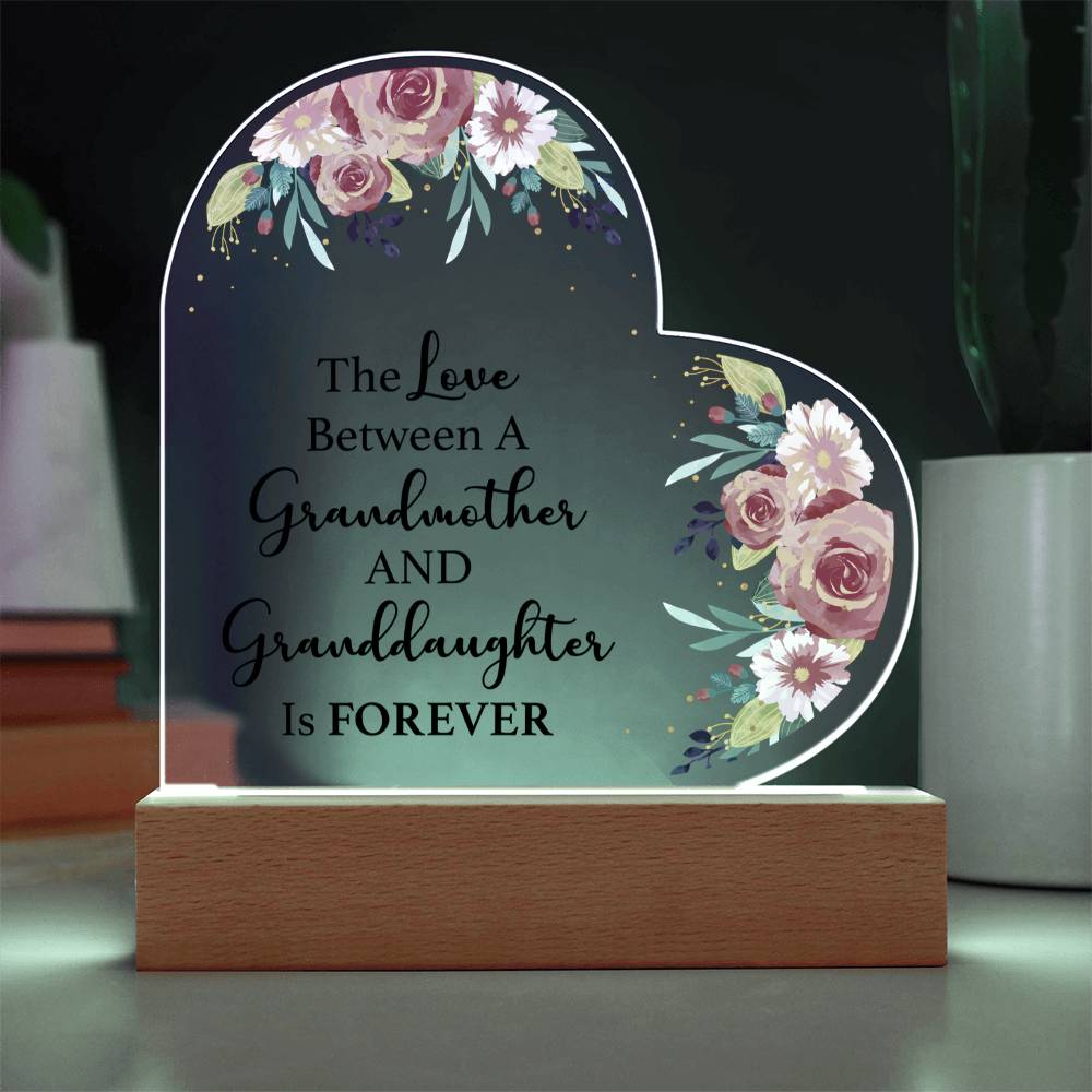 Acrylic Heart Plaque