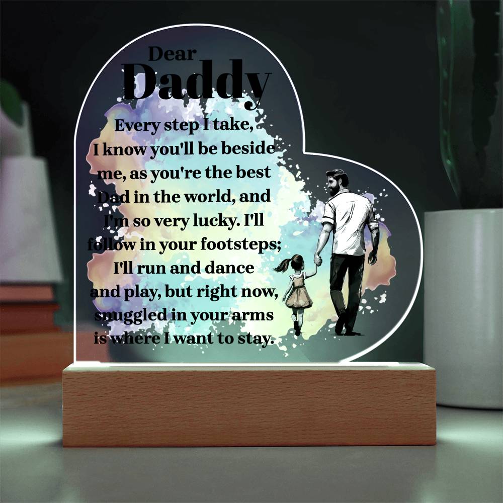 Acrylic Heart Plaque