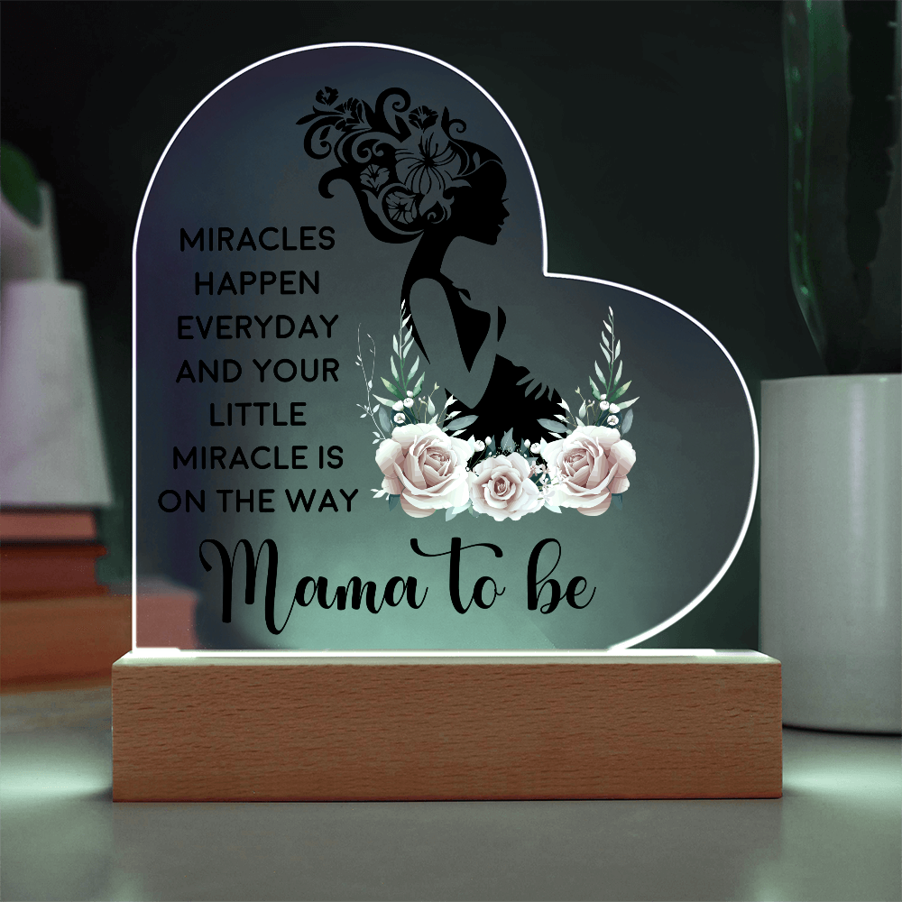 Acrylic Heart Plaque