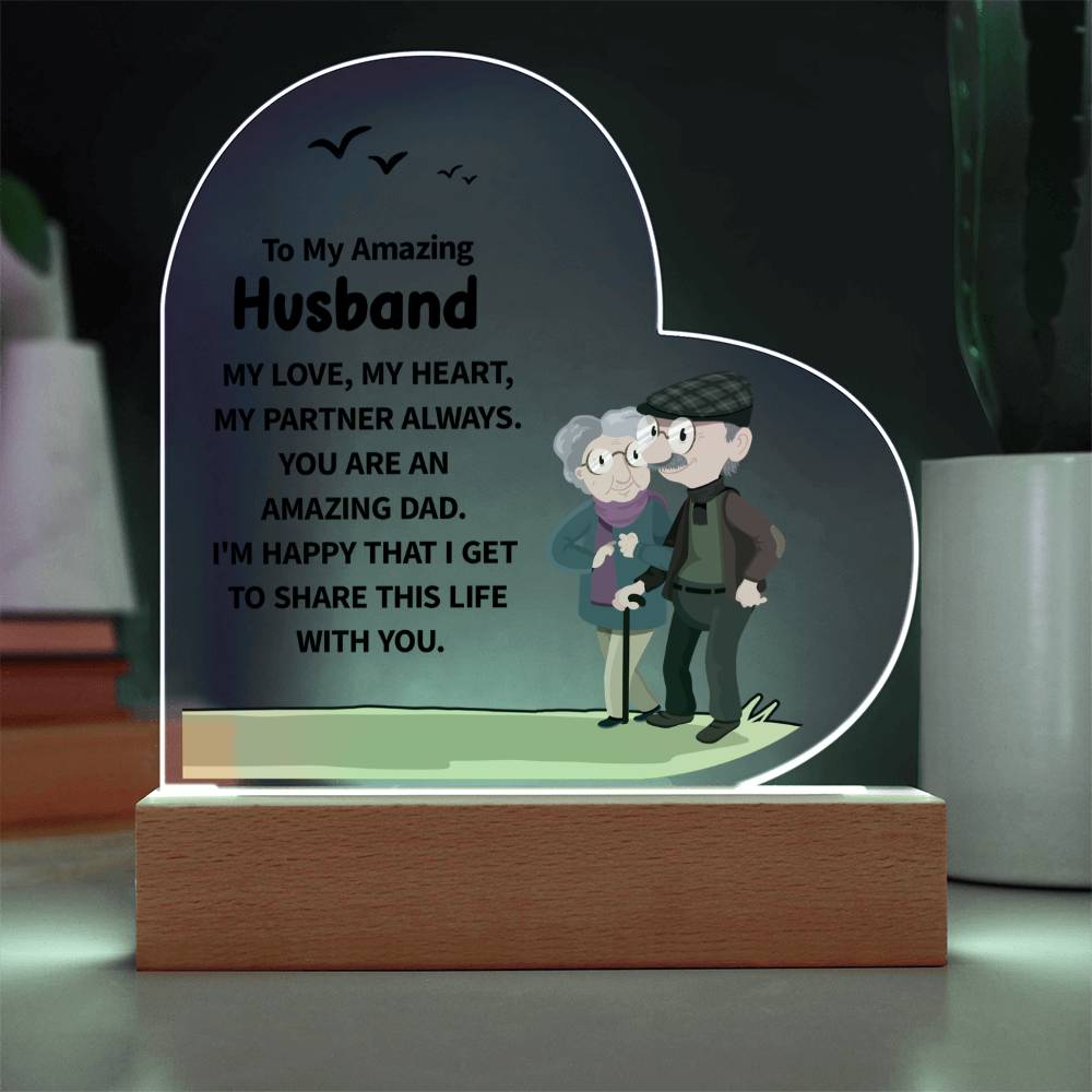Acrylic Heart Plaque
