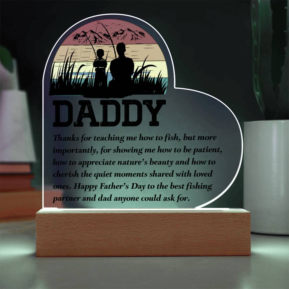 Acrylic Heart Plaque