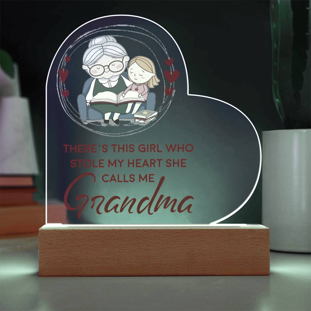 Acrylic Heart Plaque