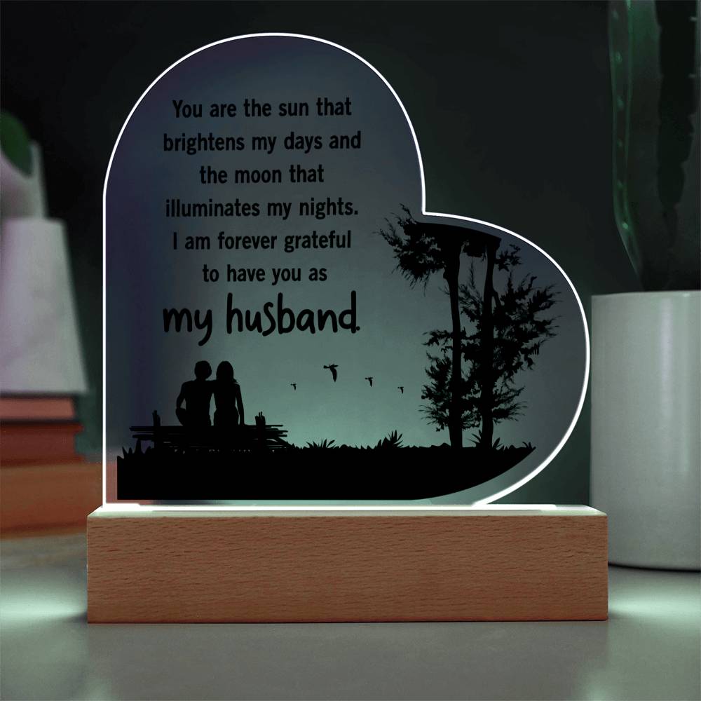 Acrylic Heart Plaque