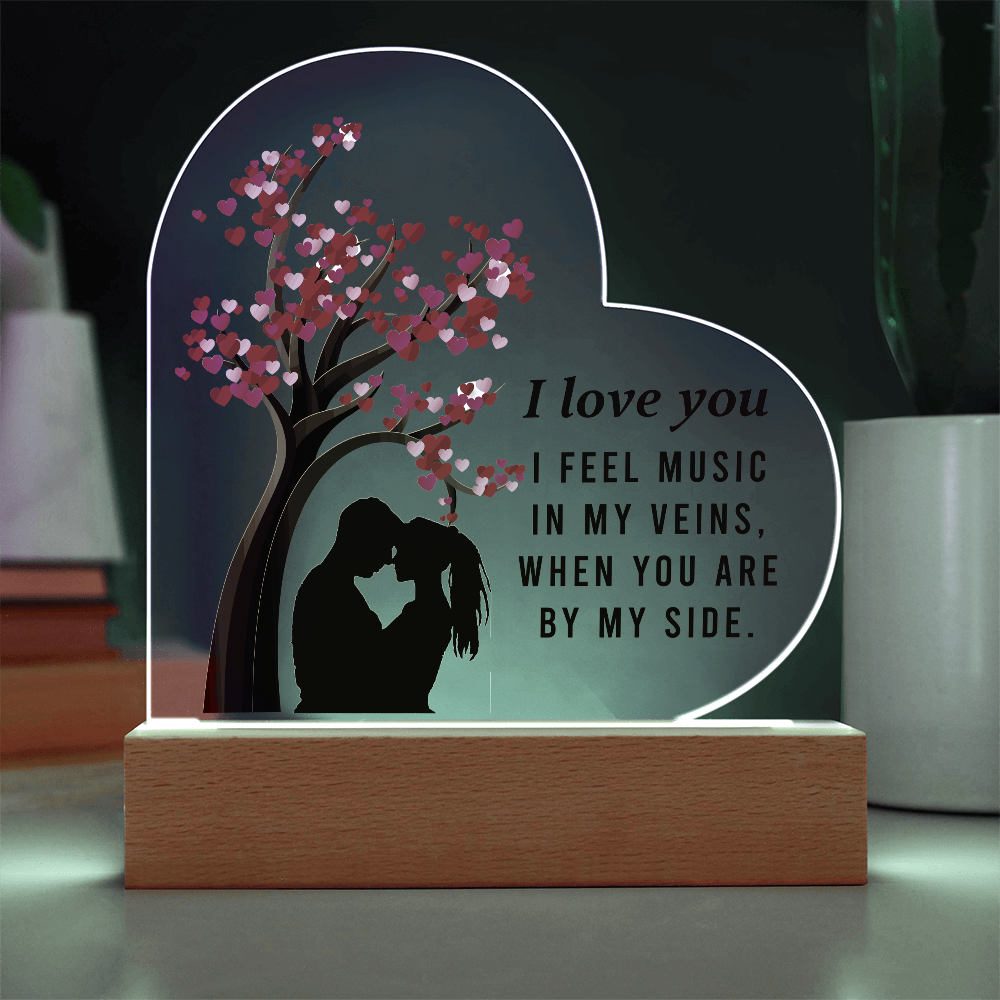 Acrylic Heart Plaque
