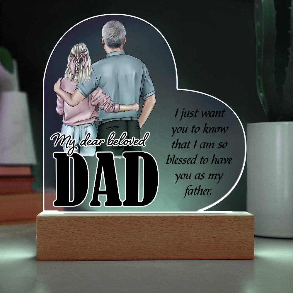 Acrylic Heart Plaque