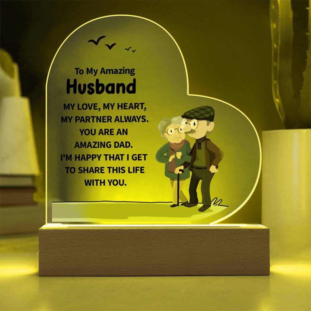 Acrylic Heart Plaque