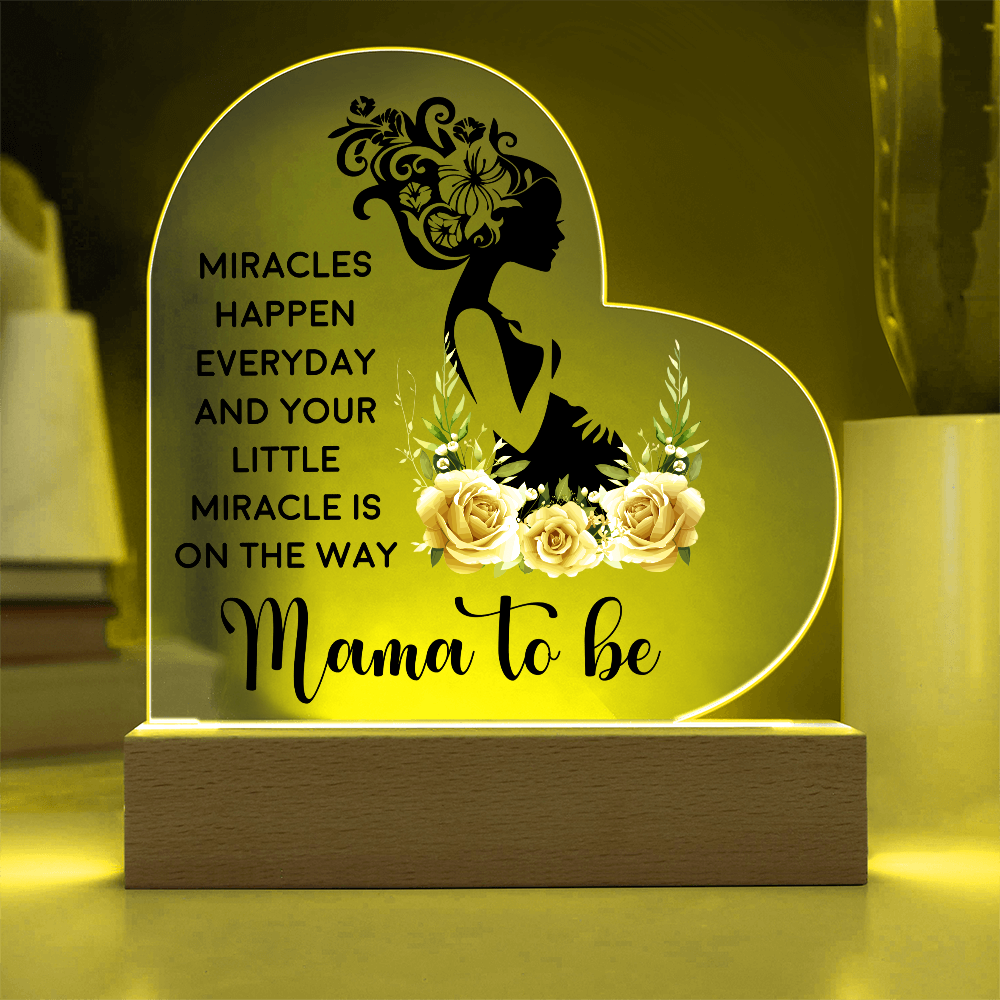 Acrylic Heart Plaque