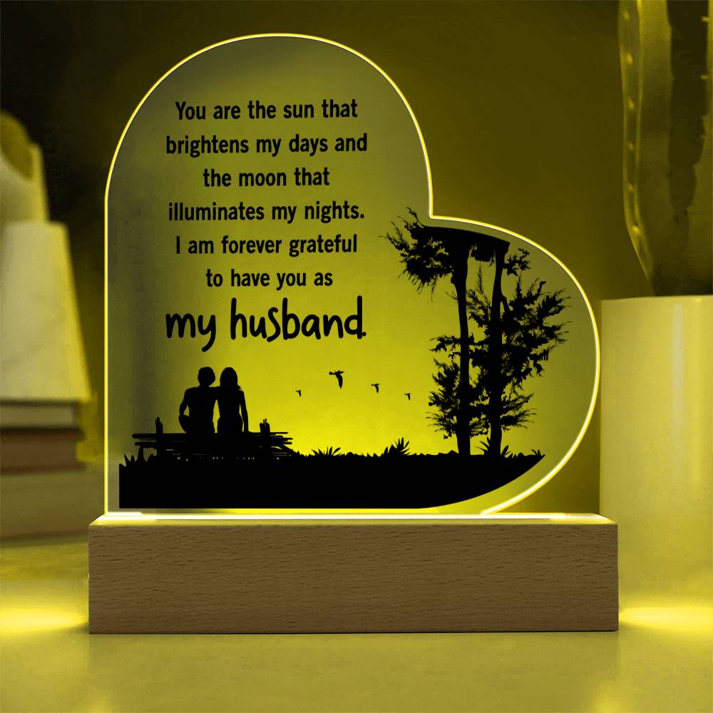Acrylic Heart Plaque