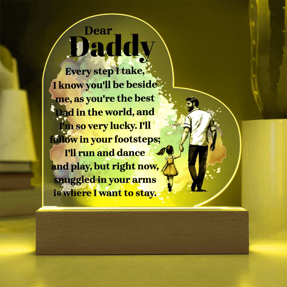 Acrylic Heart Plaque